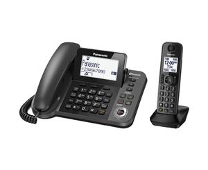 KXTGF380AZM PANASONIC Digital Corded-Cordless Phone With One Cordless Handset KX-TGF380AZM