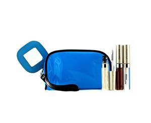 Kanebo Lip Gloss Set With Blue Cosmetic Bag (3xMode Gloss 1xCosmetic Bag) 3pcs+1bag