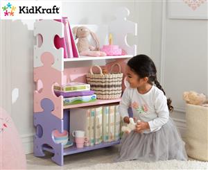 KidKraft Puzzle Bookshelf - Pastel/Multi
