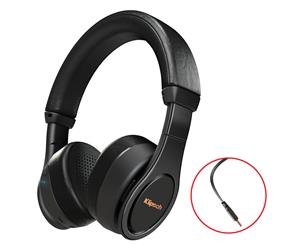 Klipsch Reference On-Ear Wired/Wireless Bluetooth Headphones/Headset/Mic - Black