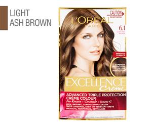 L'Oral Paris Excellence Crme Hair Colour - 6.1 Light Ash Brown