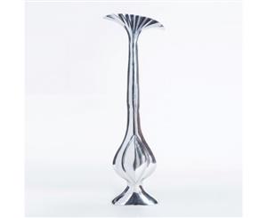 LOTUS Medium 81cm Tall Vase - Polished Aluminium