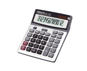Large Screen Electronic Desktop Calculator - Grey