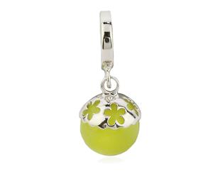Lemon Green Agate Hanging Charm