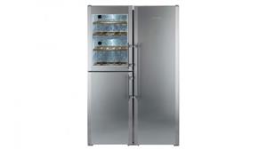 Liebherr 688L Side-by-Side Fridge with Dual-Zone Wine Compartment