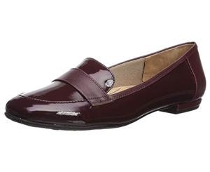 LifeStride Womens Beverly Leather Almond Toe Loafers