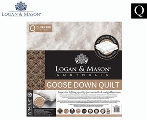Logan & Mason Goose Down Queen Bed Quilt