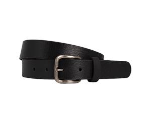 Loop Leather Co 30mm Milled Leather Belt - Black