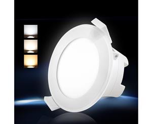 Lumey 10W 10 X LED Downlight Kit 70mm CCT Changeable Ceiling Light Globe White