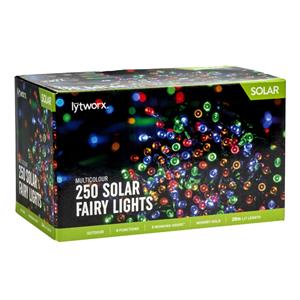 Lytworx 250 Multicolour LED Solar Party Lights