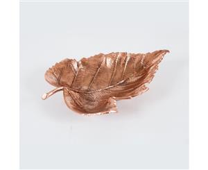 MAPLE Small 24cm Long Decorative Leaf - Copper