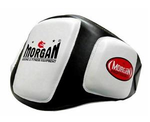 MORGAN V2 Pro Jumbo Body Belly Guard Muay Thai Boxing - White/Black