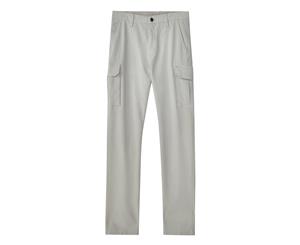 Massimo Dutti Men Cotton cargo chino trousers 0005/005