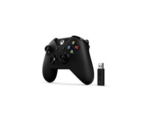 Microsoft Controller + Wireless Adapter for Windows 10 & Xbox One 4N7-00005