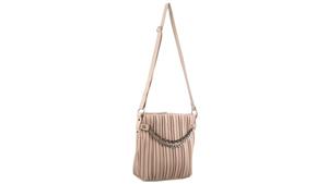 Milleni Cross-Body Bag with Front Chain - Blush