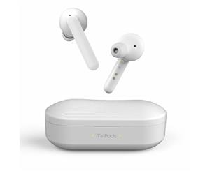 Mobvoi TicPods Free True Wireless Bluetooth Earbuds with Clear Crisp Audio and Charging case (Ice)