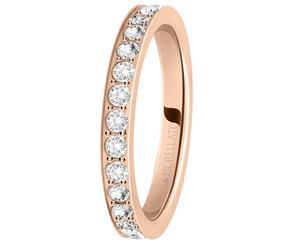 Morellato womens Stainless steel Zircon gemstone ring size 14 SNA40014