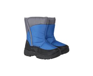 Mountain Warehouse Kids Snow Boots Snowproof Insulated Girls Boys Snowboots - Blue
