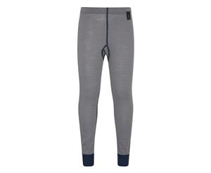 Mountain Warehouse Kids Thermal Pants Made from Merino Blend - Extra Warm - Grey