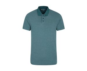 Mountain Warehouse Padstow Polo Shirt for Everyday Wear - IsoCool - Light Teal