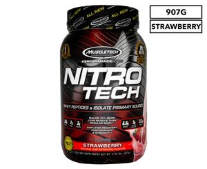 MuscleTech Nitro-Tech Whey Protein Strawberry 907g
