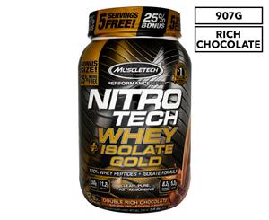 Muscletech Nitro-Tech Whey + Isolate Gold Double Rich Chocolate 907g
