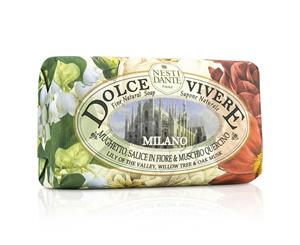 Nesti Dante Dolce Vivere Fine Natural Soap Milano Lily Of The Valley Willow Tree & Oak Musk 250g/8.8oz