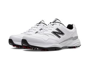 New Balance Mens NBG1701 Leather Spiked Golf Shoes - White