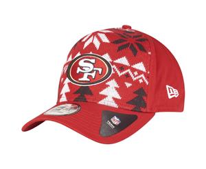 New Era Christmas Jumper Trucker Cap - San Francisco 49ers - One Size - Red