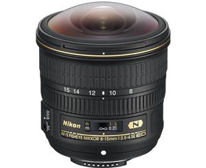 Nikon AF-S Fisheye NIKKOR 8-15mm f/3.5-4.5E ED Lenses