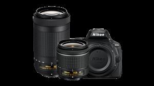 Nikon D5600 DSLR Camera with 18-55mm and 70-300mm Lens Kit