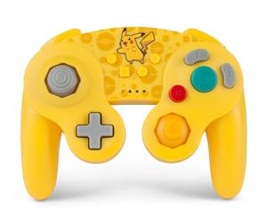 Nintendo Switch Pikachu Wireless GameCube Style Controller - Yellow