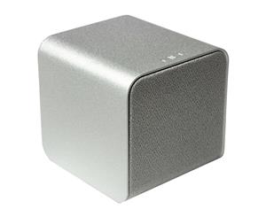 Nuforce Cube Popstar Portable Rechargeable Speaker DAC Headphone Amplifier (Silver)
