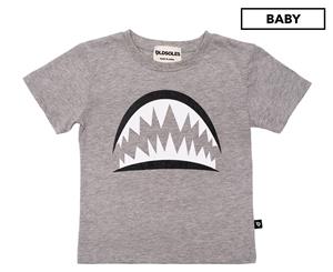Old Soles Baby Pearly Whites Tee / T-Shirt / Tshirt - Grey Marle