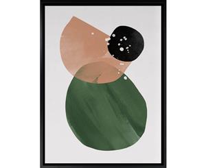 Olive Martini canvas art print - 75x100cm - Black