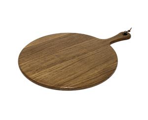 Olympia Acacia Handled Wooden Board - Round - 15(H) x 355()mm