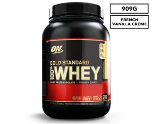 Optimum Nutrition French Vanilla Crme Gold Standard 100% Whey Protein Powder 2lb