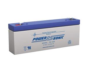 PS1220 POWER SONIC 12V 2.5Amp Sla Battery F1 Terminal Sealed Lead Acid Size178 X 60 X 35(Lhd Inc. Terminals) Weight950G 178 x 60 x 35(LHD inc.