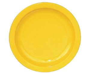 Pack of 12 Kristallon Polycarbonate Plates Yellow 172mm