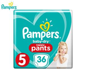 Pampers Baby-Dry Walker Size 5 12-17kg Nappy Pants 36-Pack