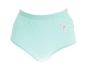 Passionelle Womens/Ladies Pastel Embroidered Cotton Briefs (Pack Of 3) (Pastel) - WU150