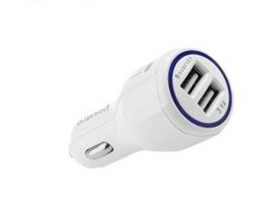 Powstro Qualcomm Quick Charge 3.0 Dual USB Phone Car Charger - White