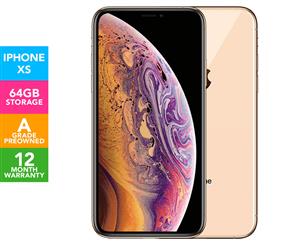 Pre-Owned Apple iPhone XS 64GB Smartphone Unlocked - Gold