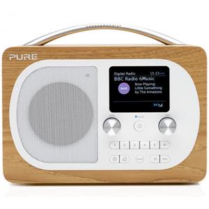 Pure - Evoke H4 - Portable DAB/DAB+ & FM Radio - Oak