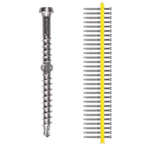 Quikdrive 10g x 60mm Galvanised Decking Collated Screw 1000pcs DHWG60SA