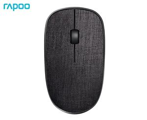 Rapoo 3510 Plus 2.4GHz Fabric Wireless Optical Mouse - Black