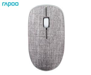 Rapoo 3510 Plus 2.4GHz Fabric Wireless Optical Mouse - Grey