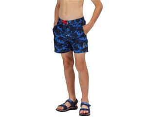 Regatta Boys Skander II Camoflauge Quick Dry Swim Shorts - OxfrdBlueCam