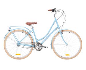 Reid DELUXE Vintage Bike Shimano 3 Speed Internal Gears Light Alloy BICYCLE - Baby Blue