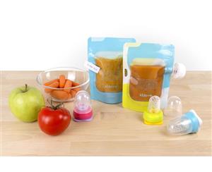 Reusable Food Pouch with Adaptor Set - 2 pcs